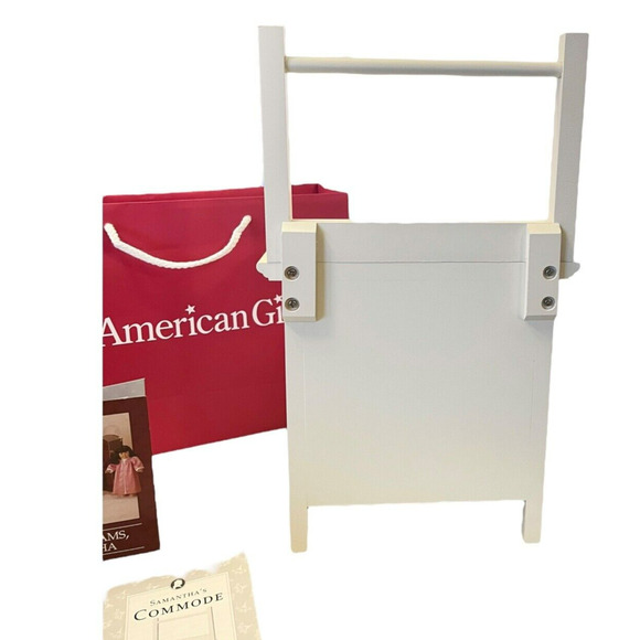 American Girl Pleasant Company SAMANTHA COMMODE + Pamphlets Nightstand Dresser! - Picture 7 of 12